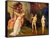 Tryptych of Hay, The Original Sin-Hieronymus Bosch-Framed Stretched Canvas