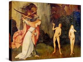 Tryptych of Hay, The Original Sin-Hieronymus Bosch-Stretched Canvas