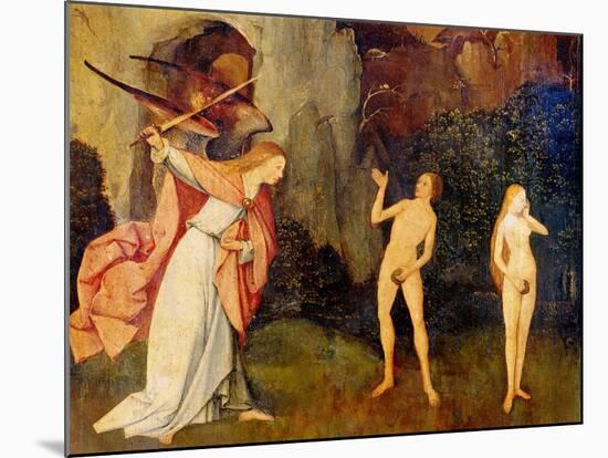 Tryptych of Hay, The Original Sin-Hieronymus Bosch-Mounted Art Print