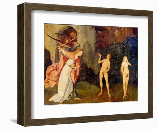 Tryptych of Hay, The Original Sin-Hieronymus Bosch-Framed Art Print