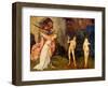 Tryptych of Hay, The Original Sin-Hieronymus Bosch-Framed Art Print