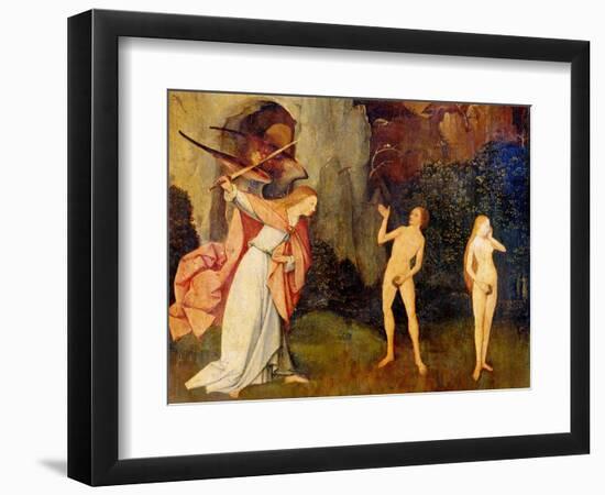 Tryptych of Hay, The Original Sin-Hieronymus Bosch-Framed Art Print