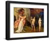 Tryptych of Hay, The Original Sin-Hieronymus Bosch-Framed Art Print