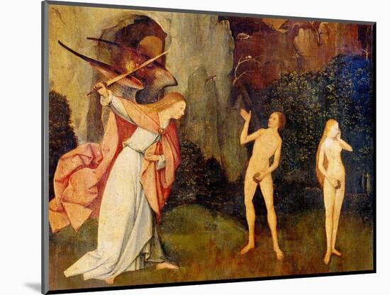 Tryptych of Hay, The Original Sin-Hieronymus Bosch-Mounted Art Print