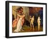 Tryptych of Hay, The Original Sin-Hieronymus Bosch-Framed Art Print