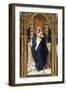 Tryptych of Madonna of Roses-Domenico Morelli-Framed Giclee Print