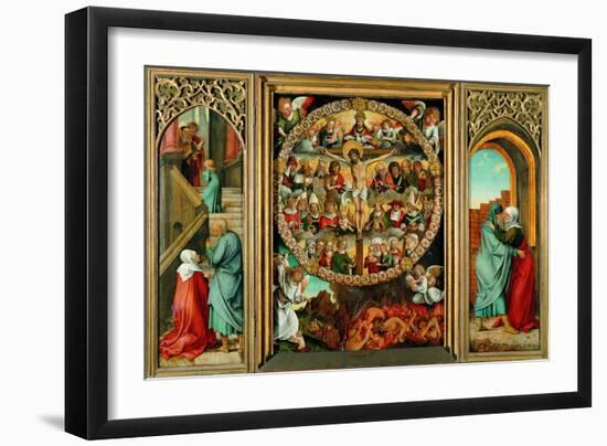 Tryptych of the Rosary-Giacomo Ceruti-Framed Giclee Print