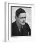 TS Eliot, American-born British poet dramatist and critic, c1950s.Artist: Man Ray-Man Ray-Framed Photographic Print