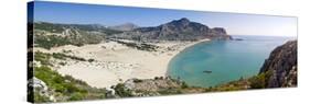 Tsampika Beach, Rhodes, Greece-Doug Pearson-Stretched Canvas