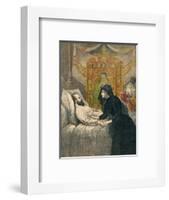 Tsar Alexander Deathbed-Henri Meyer-Framed Art Print