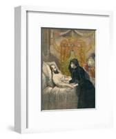 Tsar Alexander Deathbed-Henri Meyer-Framed Art Print