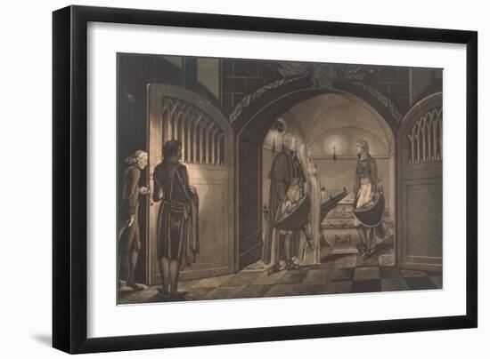 Tsar Alexander I of Russia on the Grave of Frederick II-null-Framed Giclee Print