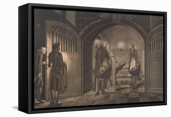 Tsar Alexander I of Russia on the Grave of Frederick II-null-Framed Stretched Canvas