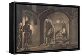 Tsar Alexander I of Russia on the Grave of Frederick II-null-Framed Stretched Canvas