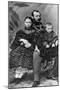 Tsar Alexander II of Russia with His Daughter Maria and Son Sergei, C1860-C1862-null-Mounted Giclee Print