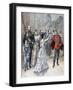 Tsar Alexander III of Russia and the French Ambassador in St Petersburg, 1893-Henri Meyer-Framed Giclee Print