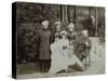 Tsar Alexander III Surrounded by His Family at Livadia, 1893-null-Stretched Canvas