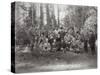 Tsar Alexander III with Family and Friends on a Hunt in the Bialowieza Forest, Russia, 1894-null-Stretched Canvas