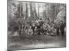 Tsar Alexander III with Family and Friends on a Hunt in the Bialowieza Forest, Russia, 1894-null-Mounted Giclee Print
