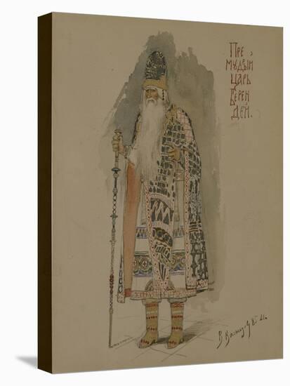 Tsar Berendey, Costume Design for the Opera Snow Maiden, 1885-Viktor Mikhaylovich Vasnetsov-Stretched Canvas