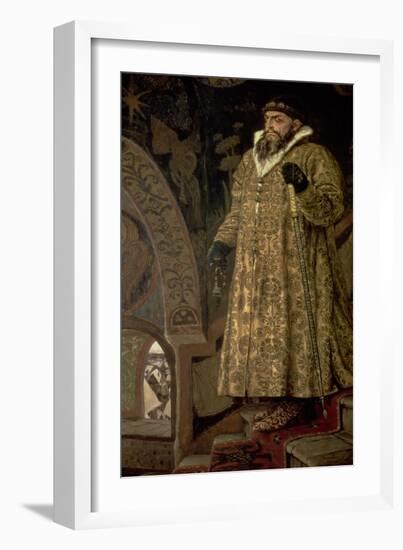 Tsar Ivan IV Vasilyevich "The Terrible" (1530-84) 1897-Victor Mikhailovich Vasnetsov-Framed Giclee Print