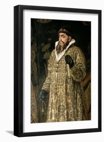 Tsar Ivan IV Vasilyevich "The Terrible" 1897-Victor Mikhailovich Vasnetsov-Framed Giclee Print