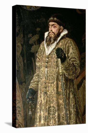 Tsar Ivan IV Vasilyevich "The Terrible" 1897-Victor Mikhailovich Vasnetsov-Stretched Canvas