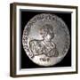 Tsar Ivan VI Antonovich of Russia (1740-176), Silver Ruble of 1741-null-Framed Photographic Print