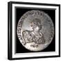 Tsar Ivan VI Antonovich of Russia (1740-176), Silver Ruble of 1741-null-Framed Photographic Print