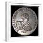 Tsar Ivan VI Antonovich of Russia (1740-176), Silver Ruble of 1741-null-Framed Photographic Print