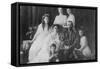 Tsar Nicholas and Alexandra Pose with Third Children before the Revolution-null-Framed Stretched Canvas