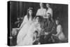 Tsar Nicholas and Alexandra Pose with Third Children before the Revolution-null-Stretched Canvas