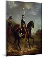 Tsar Nicholas I of Russia, When Grand Duke, Riding in Hyde Park-Alexander Ivanovich Sauerweid-Mounted Giclee Print