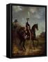 Tsar Nicholas I of Russia, When Grand Duke, Riding in Hyde Park-Alexander Ivanovich Sauerweid-Framed Stretched Canvas