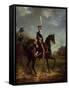 Tsar Nicholas I of Russia, When Grand Duke, Riding in Hyde Park-Alexander Ivanovich Sauerweid-Framed Stretched Canvas