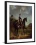 Tsar Nicholas I of Russia, When Grand Duke, Riding in Hyde Park-Alexander Ivanovich Sauerweid-Framed Giclee Print