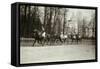 Tsar Nicholas II and Tsarina Alexandra Fyodorovna of Russia in a Carriage, Early 20th Century-K von Hahn-Framed Stretched Canvas