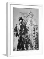 Tsar Nicholas Ii and Tsaritsa Alexandra in Full Coronation Regalia, May 1896 (B/W Photo)-Russian Photographer-Framed Giclee Print