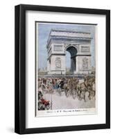 Tsar Nicholas II Arrives in Paris, 1896-Henri Meyer-Framed Premium Giclee Print