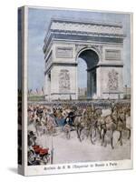 Tsar Nicholas II Arrives in Paris, 1896-Henri Meyer-Stretched Canvas