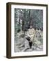 Tsar Nicholas II of Russia in Exile in 1917-null-Framed Giclee Print