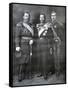 Tsar Nicholas II of Russia, King George V of Great Britain and King Albert I of Belgium, 1914-null-Framed Stretched Canvas