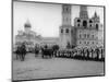 Tsar Nicholas II Reviewing the Parade of the Pupils of Moscow in the Kremlin, Russia, 1912-K von Hahn-Mounted Giclee Print