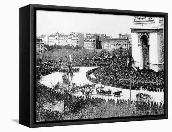 Tsar Nicholas II's Visit to Paris, 1896-null-Framed Stretched Canvas