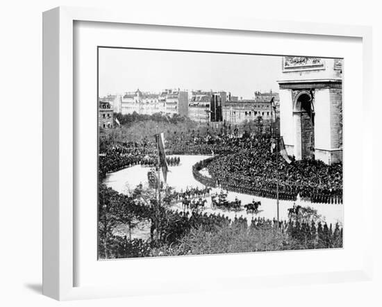 Tsar Nicholas II's Visit to Paris, 1896-null-Framed Giclee Print