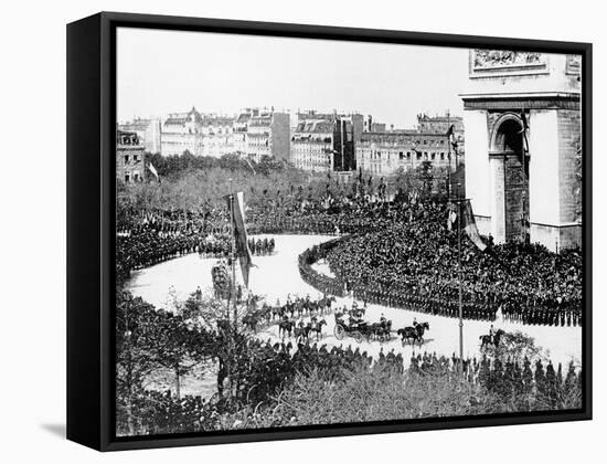 Tsar Nicholas II's Visit to Paris, 1896-null-Framed Stretched Canvas