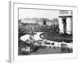 Tsar Nicholas II's Visit to Paris, 1896-null-Framed Giclee Print