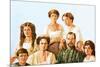 Tsar Nicholas Ii with This Family-Richard Hook-Mounted Giclee Print