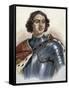 Tsar of Russia (1682-1725). He Was Proclaimed Tsar after the Death of His Brother Fedor Iii (1682)-Prisma Archivo-Framed Stretched Canvas