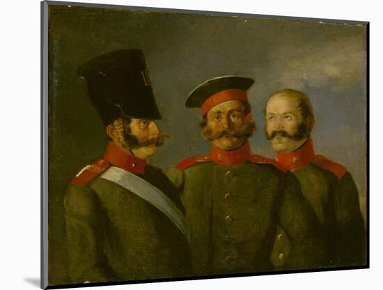 Tsar's Nicholas I Life Guards, Second Quarter of the 19th Cen-Alexander Ivanovich Sauerweid-Mounted Giclee Print